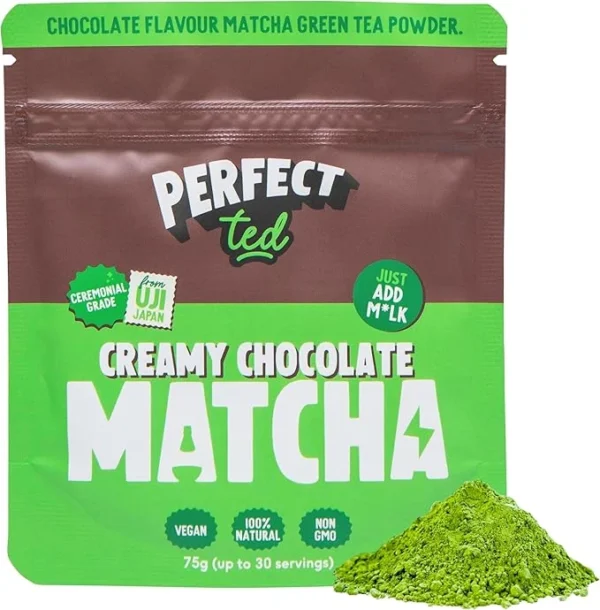 Perfect Ted Matchapulver Choklad